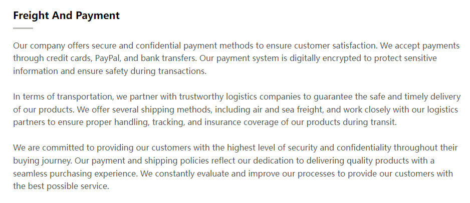 payment payment