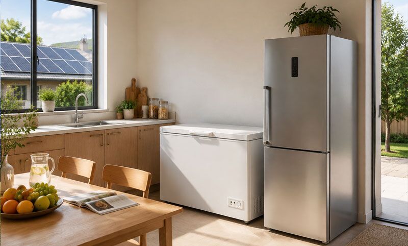 Solar Chest Freezer & Refrigerator