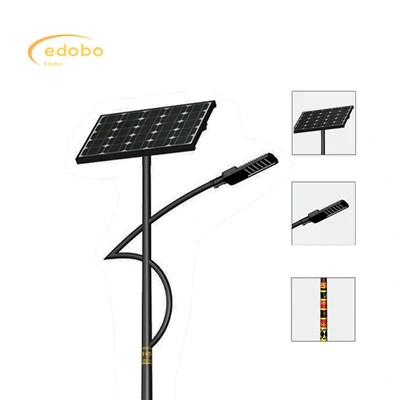 Customized Solar Street Lights With Single Arm And Double Arm For Road Use