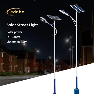 Edobo Solar Powered Street Lighting With Lithium Battery
