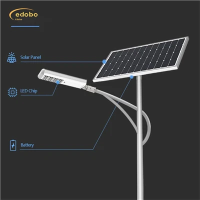 LED Street Light With Lithium Battery Solar Street Light